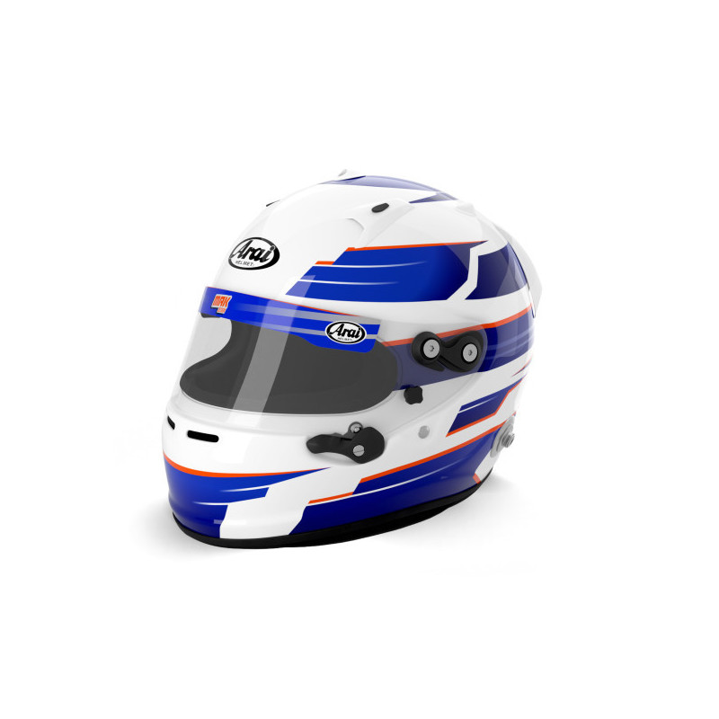 Casque Arai GP7 Clips Hans - Nouveau casque intégral arai FIA SA2020