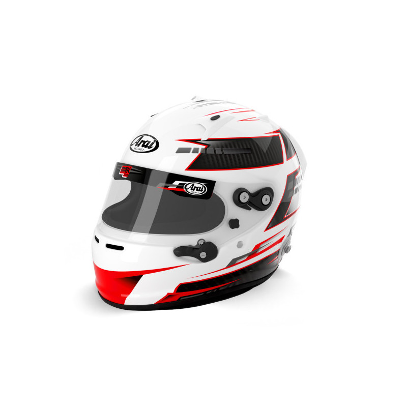 Casque Arai GP7 Clips Hans - Nouveau casque intégral arai FIA SA2020