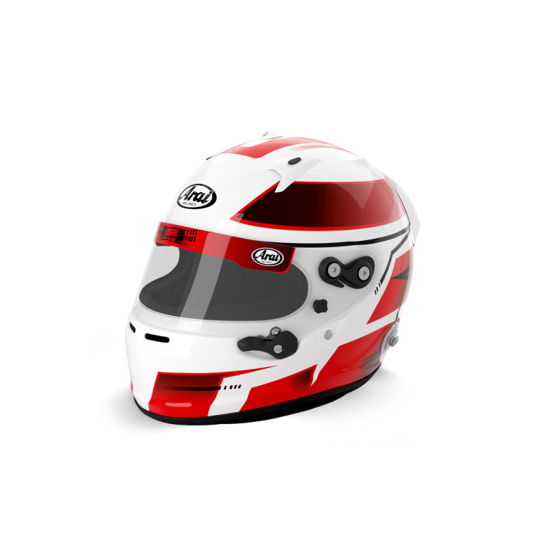 Casque Arai GP7 Clips Hans - Nouveau casque intégral arai FIA SA2020