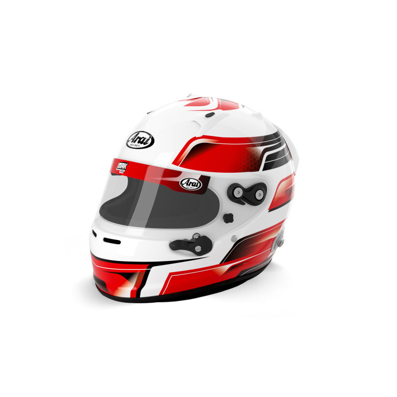 Casque Arai GP7 Clips Hans - Nouveau casque intégral arai FIA SA2020