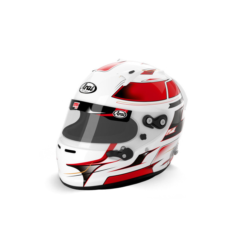 Casque Arai GP7 Clips Hans - Nouveau casque intégral arai FIA SA2020