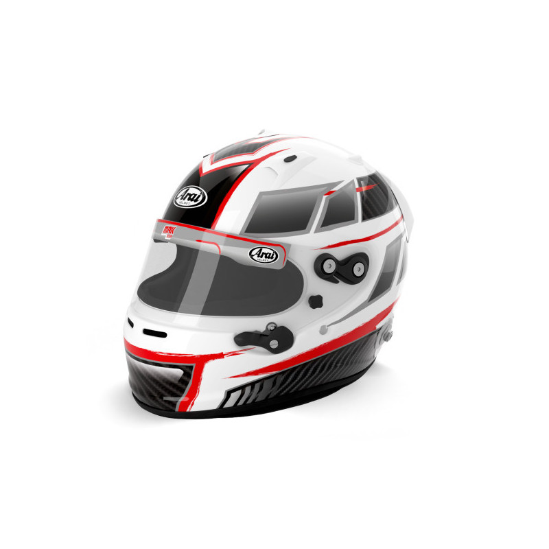 Casque Arai GP7 Clips Hans - Nouveau casque intégral arai FIA SA2020