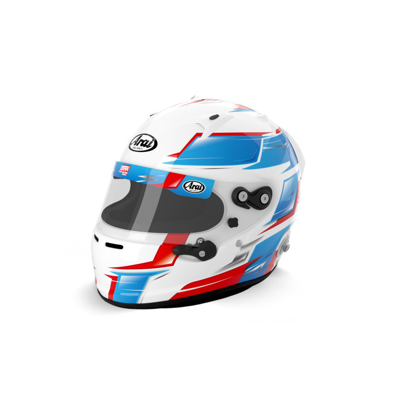 Casque Arai GP7 Clips Hans - Nouveau casque intégral arai FIA SA2020