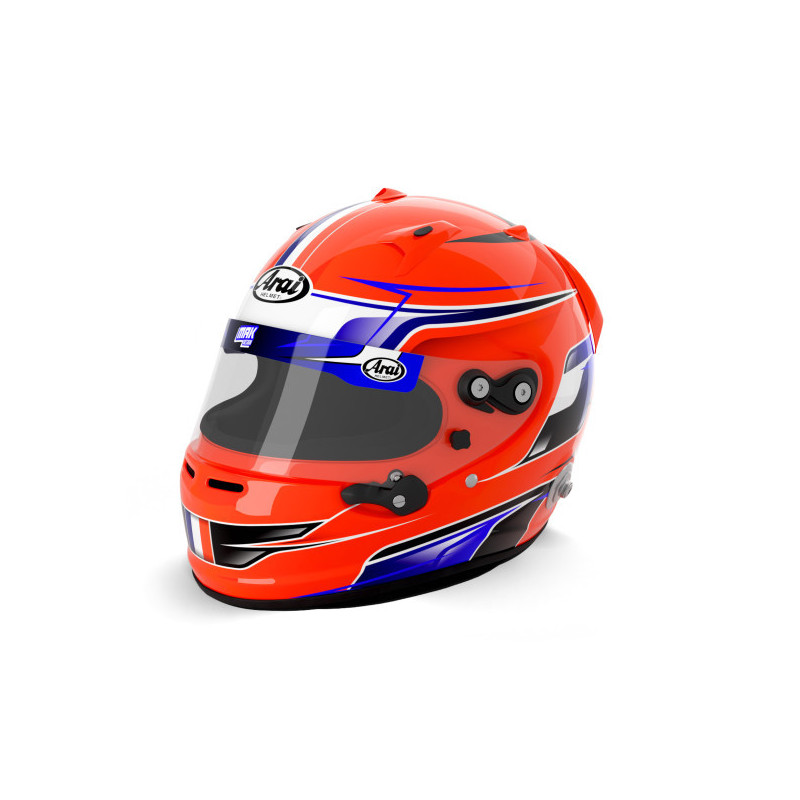 Casque Arai GP7 Clips Hans - Nouveau casque intégral arai FIA SA2020