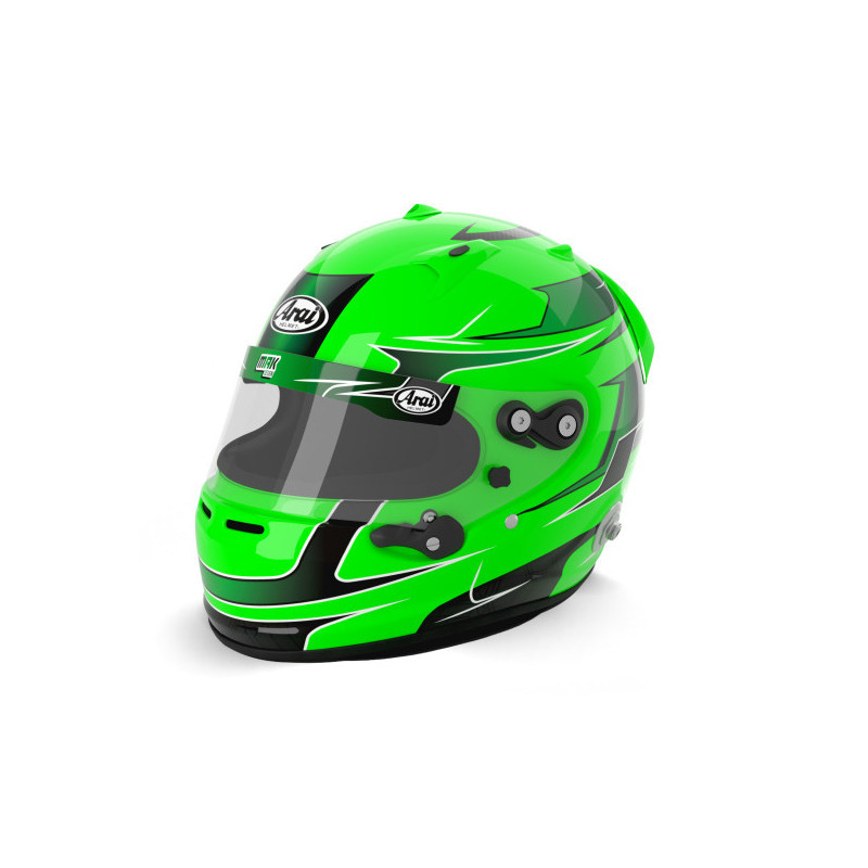 Casque Arai GP7 Clips Hans - Nouveau casque intégral arai FIA SA2020