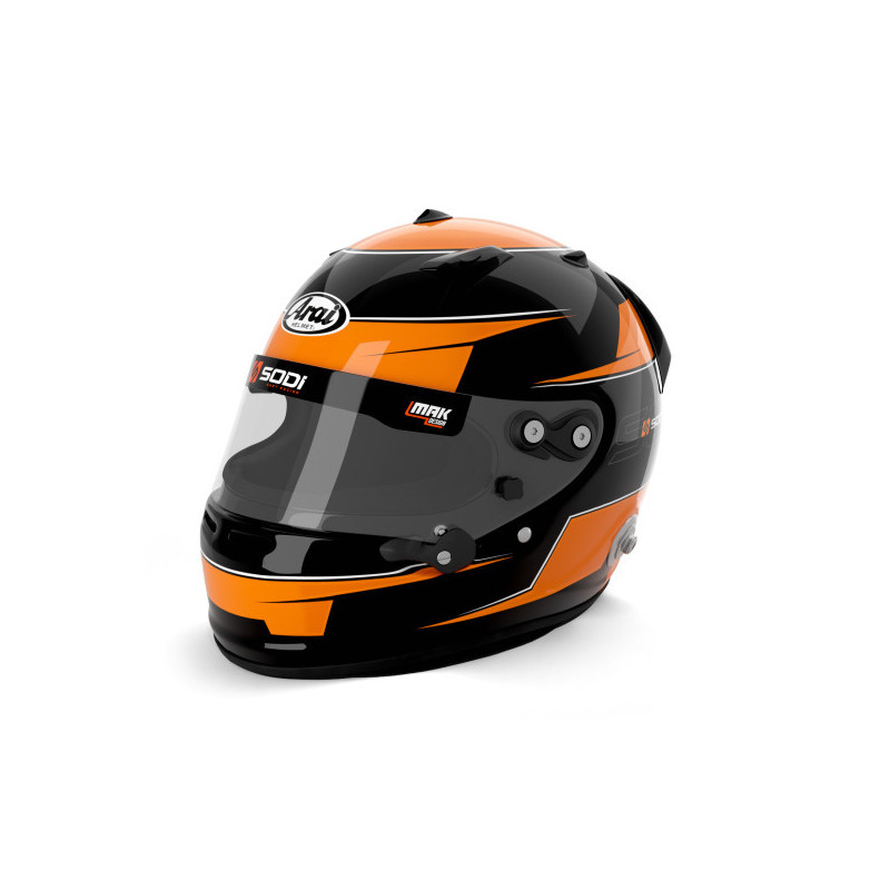 Casque Arai GP7 Clips Hans - Nouveau casque intégral arai FIA SA2020