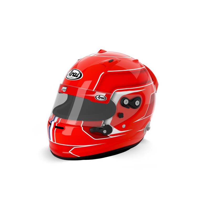 Casque Arai GP7 Clips Hans - Nouveau casque intégral arai FIA SA2020