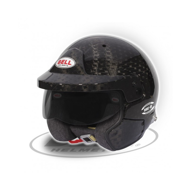 Casque Bell Rallye carbon Mag 10, le haut de gamme en matière de casque Jet FIA