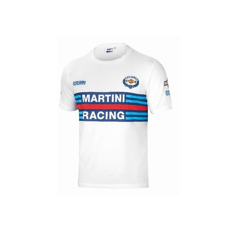 T-shirt copie originale de la combinaison emblématique Sparco - Martini Racing.