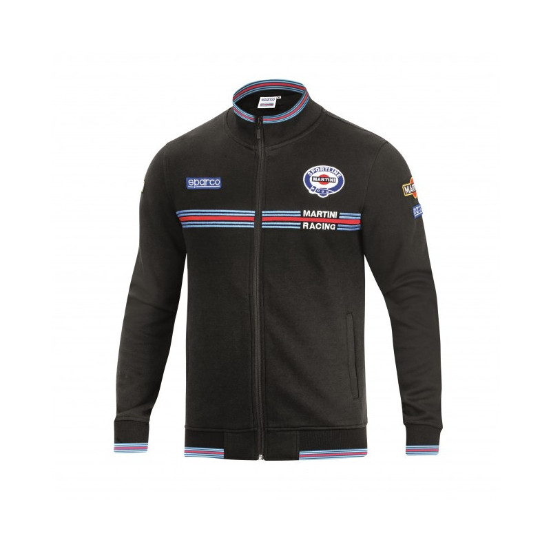 Gilet veste sparco Martini, développé pour les fans de sport auto