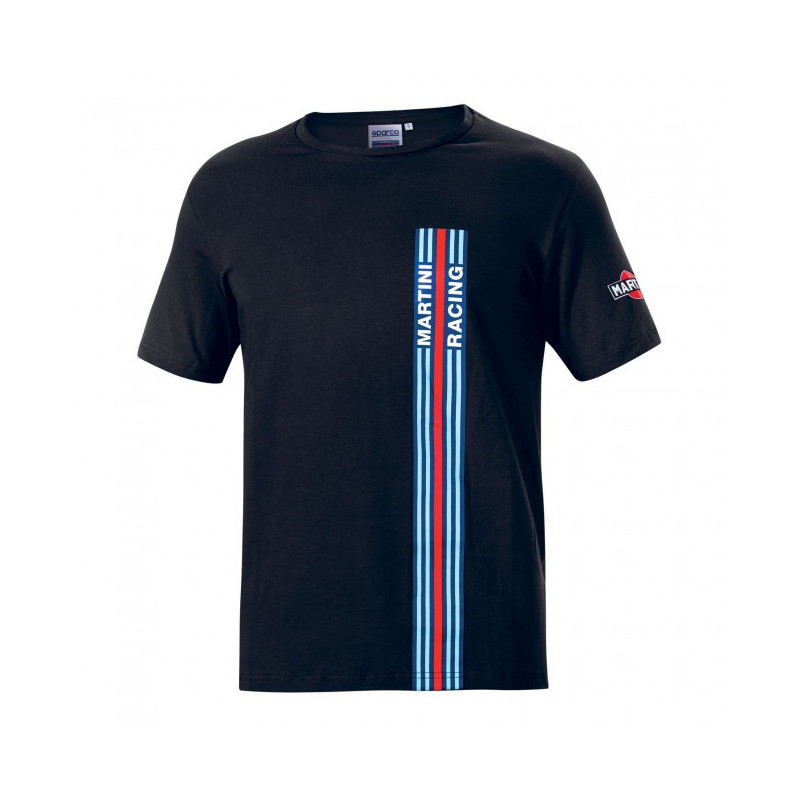 T-Shirt Sparco Martini Big Stripes, la gamme martini racing