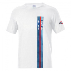 T-Shirt Sparco Martini Big Stripes, la gamme martini racing