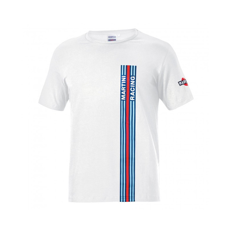 T-Shirt Sparco Martini Big Stripes, la gamme martini racing