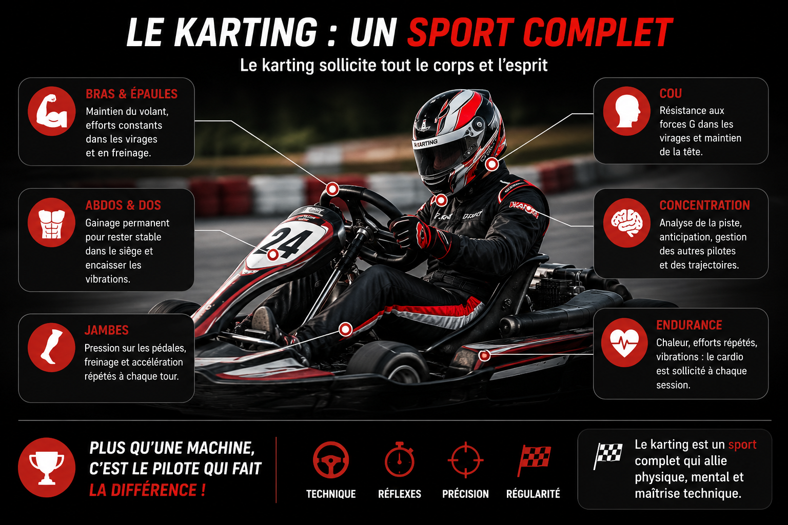 le karting : un sport complet