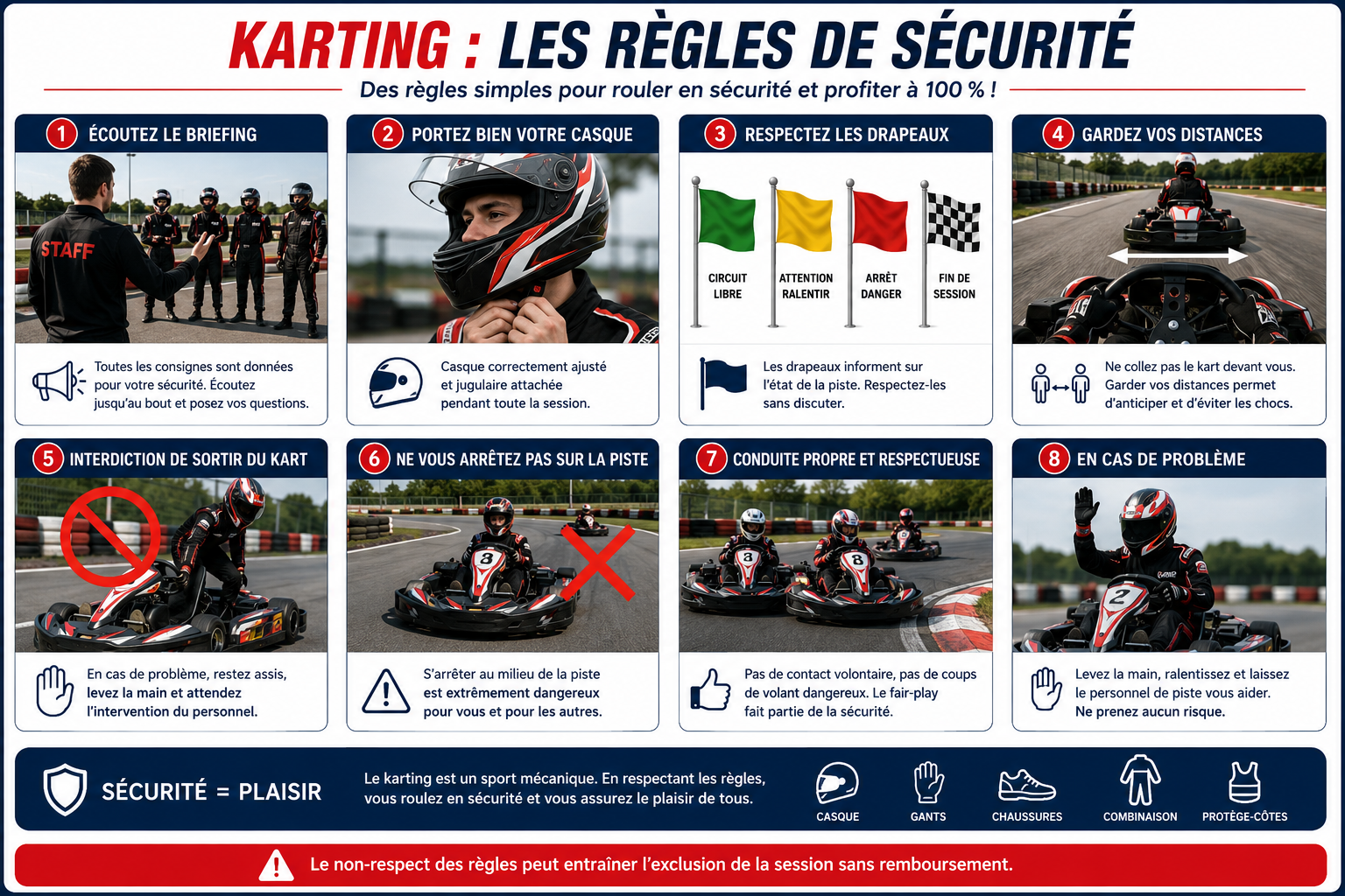 regle sécurité kartign