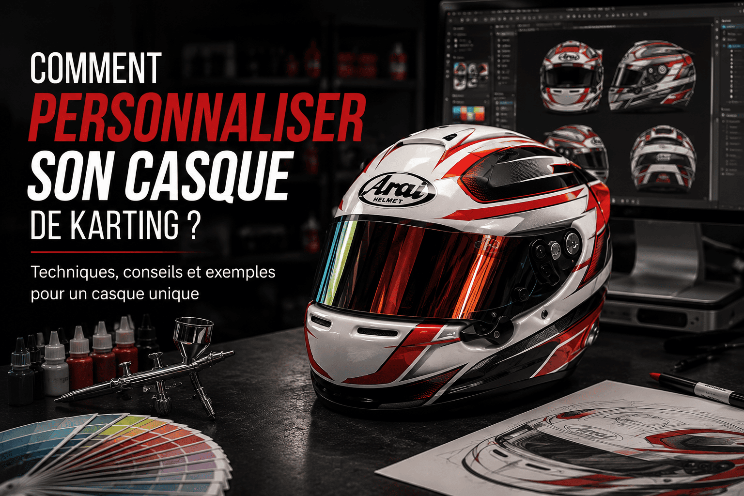 Comment personnalsier son casque de karting