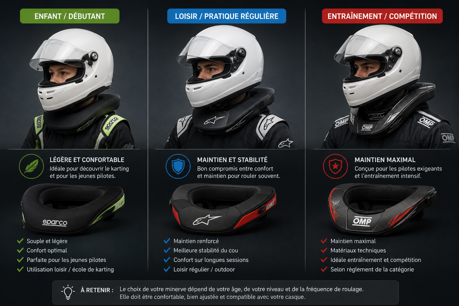 minerve karting comparatif