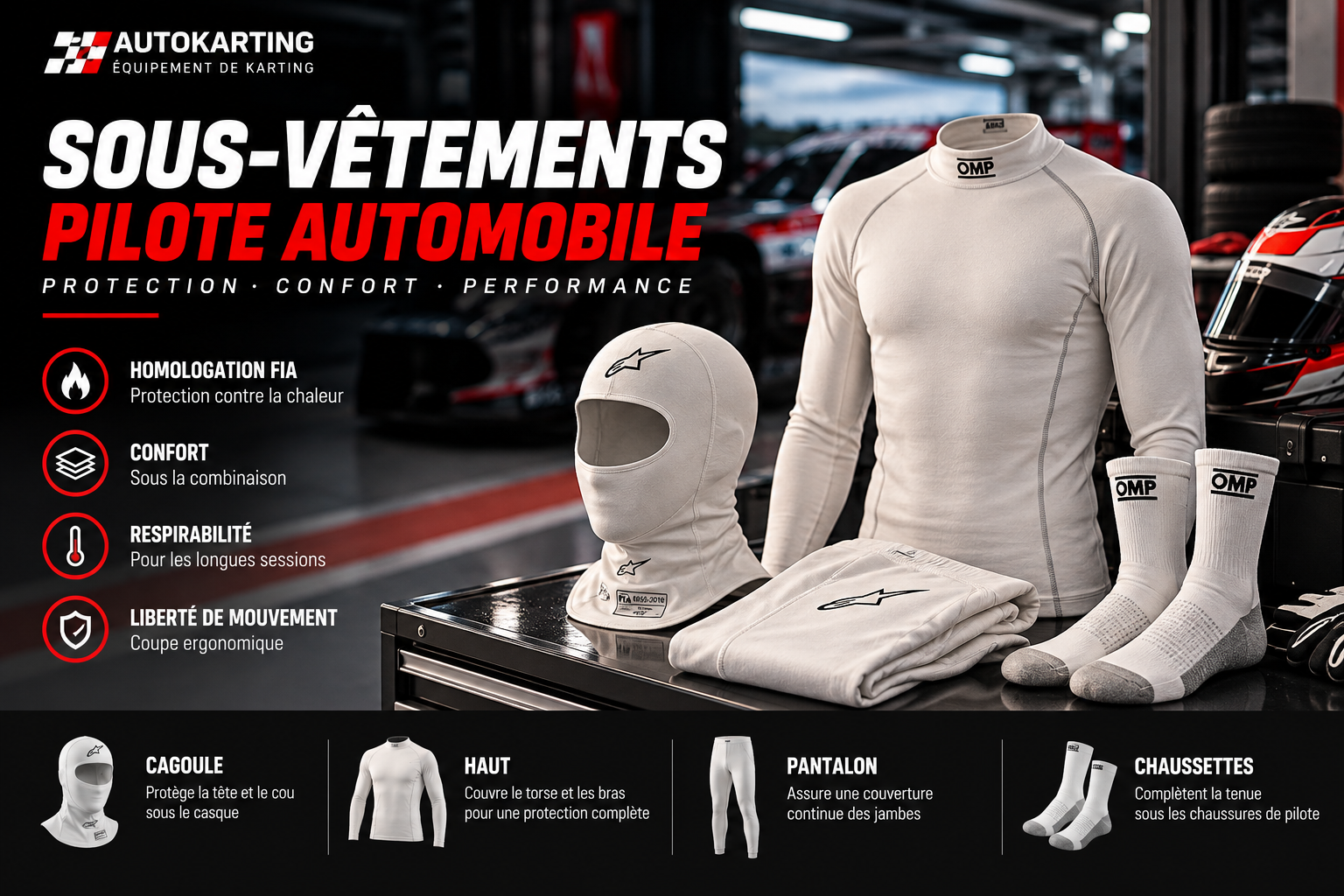 sous vetement pilote auto le guide