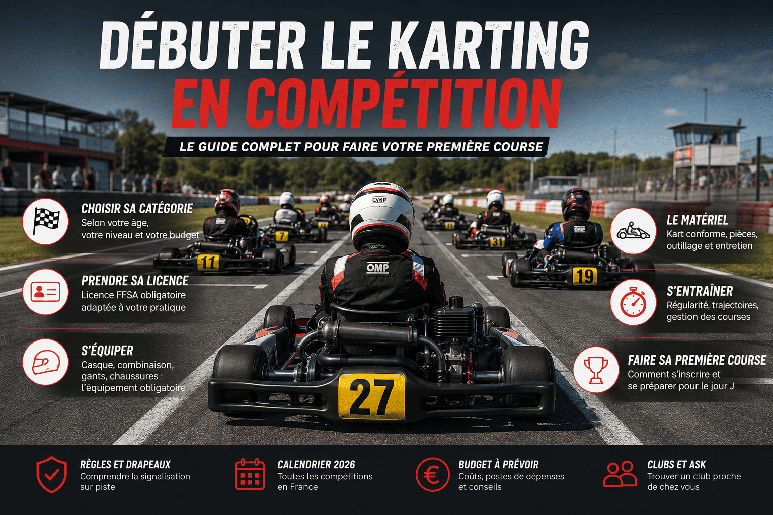 débuter karting compétition