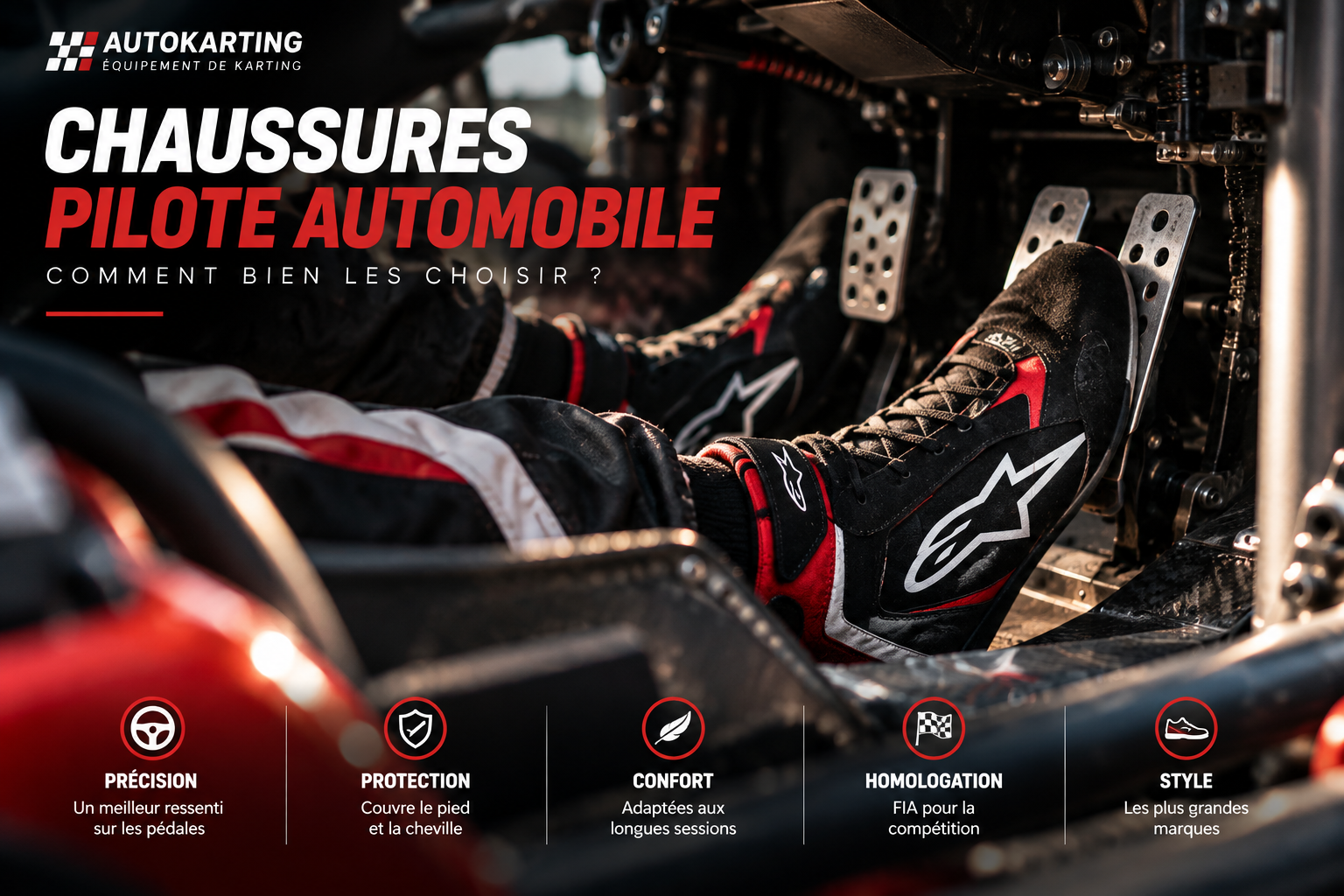 Chaussures pilote automobile : comment bien les choisir ?