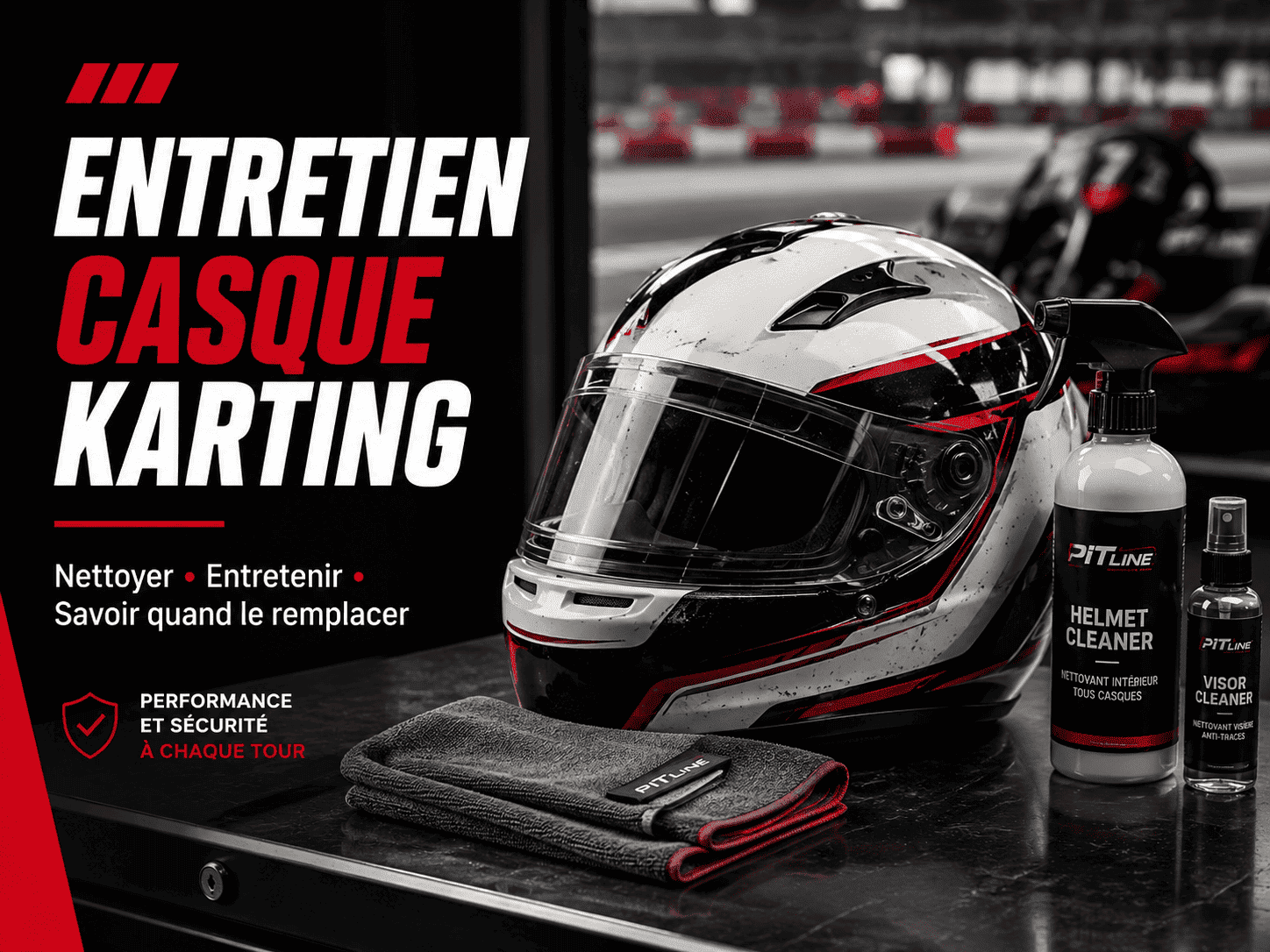 Entretien casque karting : nettoyage, durée de vie et remplacement