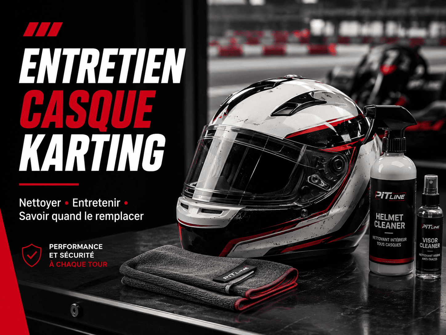 Entretien Casque Karting : Nettoyage, durée de vie et remplacement